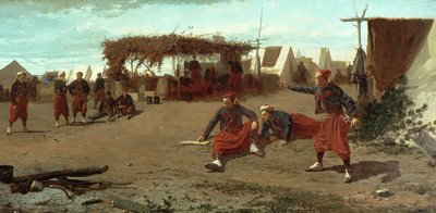 Quoits werfen, 1865 von Winslow Homer